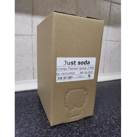 Just soda - 3 litre Raspberry Flavoured Craft Soda