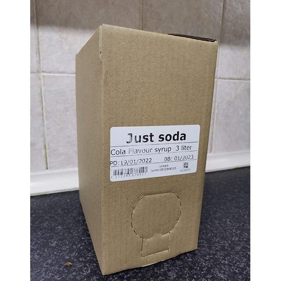 Just soda - 3 litre Cola flavoured Craft Soda